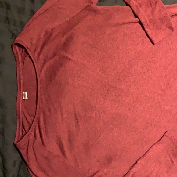 Old Navy Top Luxe Burgundy SZ Small - Picture 2 of 5